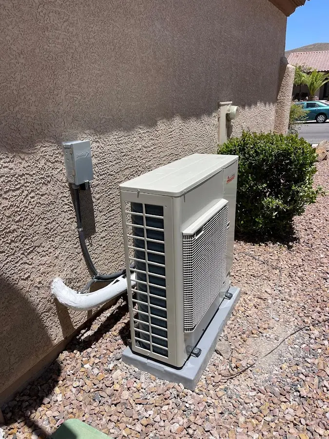 Residential air conditioning condenser unit in Eden Isle